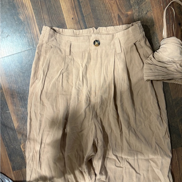 Mable Tan Two-Piece Set - Picture 2 of 8